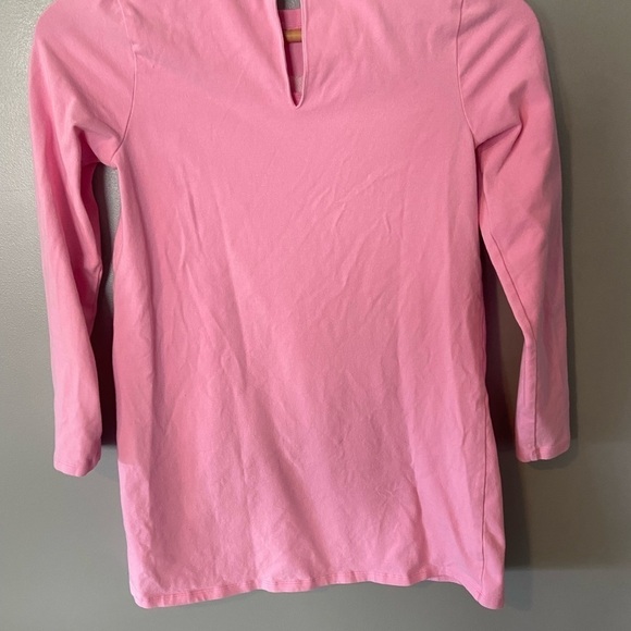 Kate Spade Girls Bubblegum Pink Embroidered Rose Dress - Picture 8 of 11